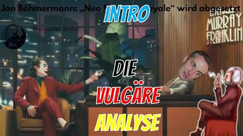 die vulgäre analyse|Die vulgäre Analyse Fanpage